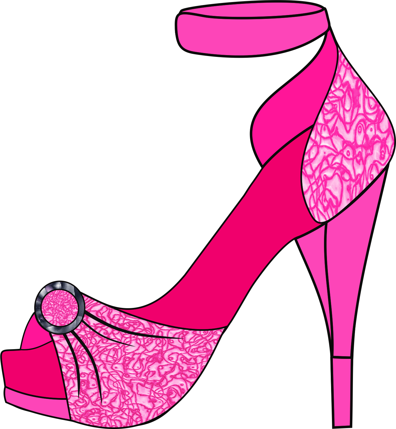 Imagens De Adesivos De Unhas - Basic Pump (1342x1456)