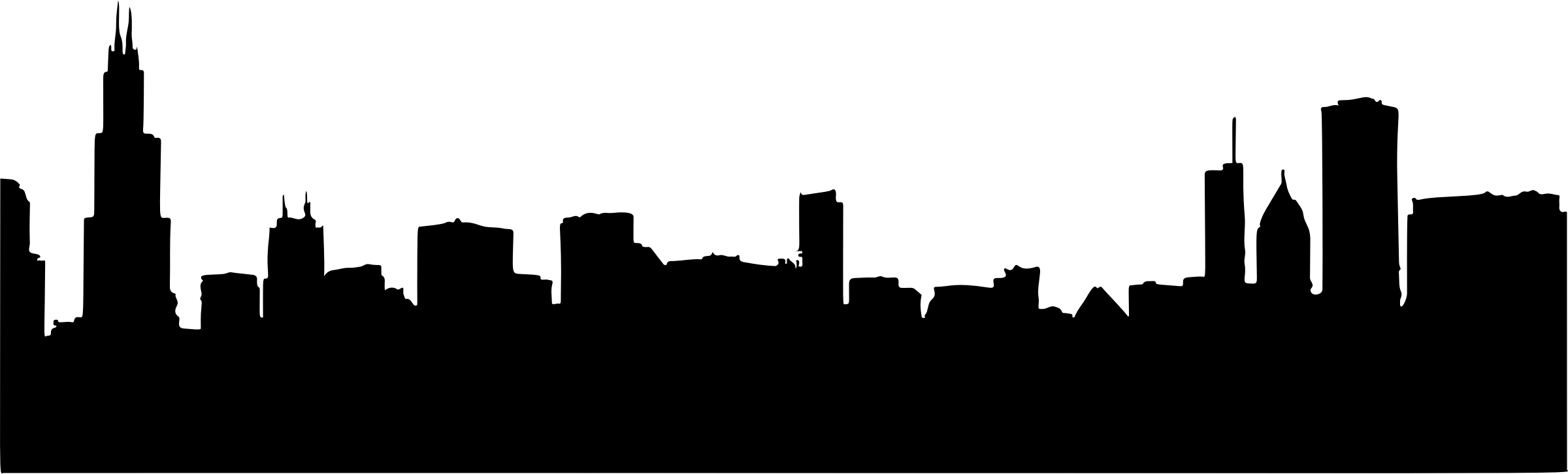 Clipart - Chicago (2556x801)