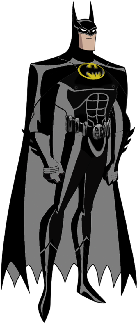 Jlu Batman Forever By Alexbadass On Deviantart - All Black Batman Suit (724x1104)