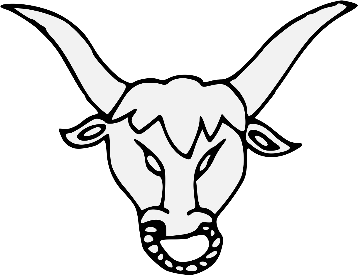 Cattle Horn Drawing Line Art Clip Art - Cattle Horn Drawing Line Art Clip Art (1237x946)