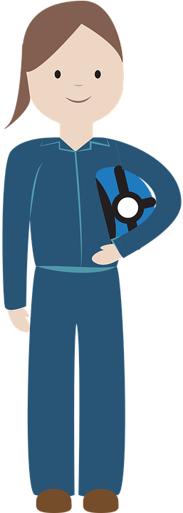 Cartoon Astronaut 26, Buy Clip Art - Female Engineers Clip Art (360x720)