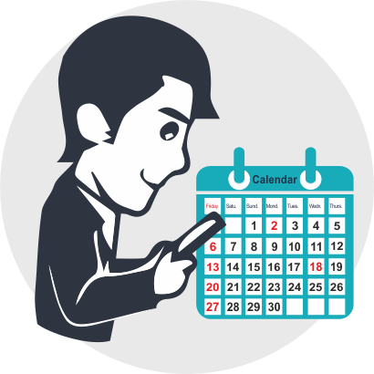 Iranian Working Days Are From Saturday To Wednesdays - Business Day (410x410)