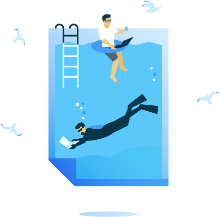 Deep Work Vs Shallow Work - Illustration (456x443)