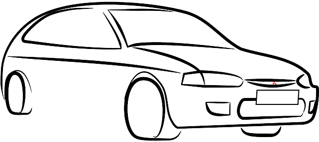 Colt, Mitsubishi, Silhouette, Vechicle - Mobileye (640x320)