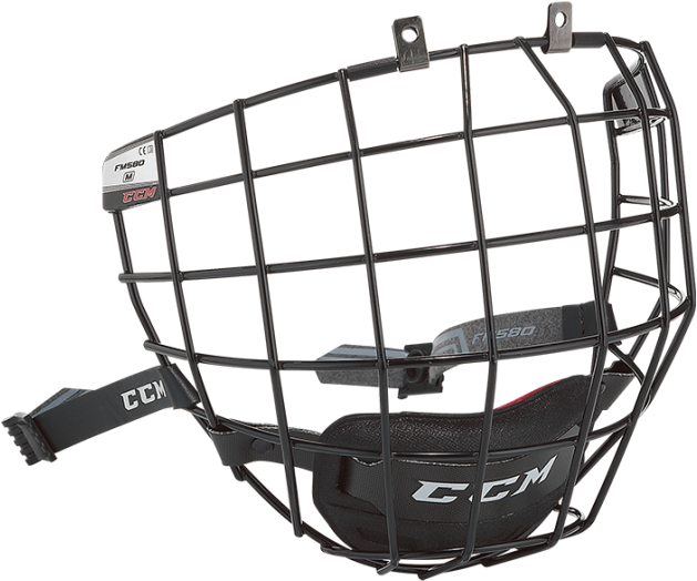 Resistance 580 Facemask - Ccm Fm580 Hockey Helmet Cage (760x626)