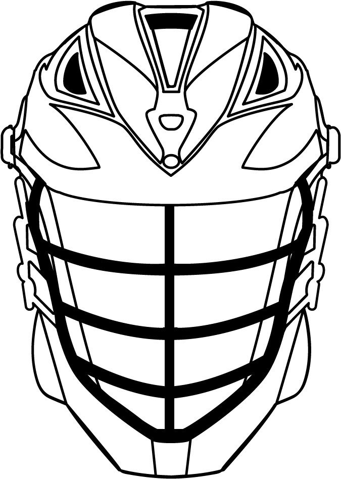 Hockey Helmet Drawing At Getdrawings Com Free For Personal - Lacrosse Helmet Coloring Pages (1080x1080)