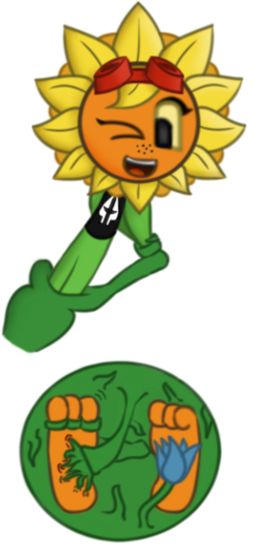 Solar Flare In Plant Panic By Bonniecakes - Solar Flare (707x1131)