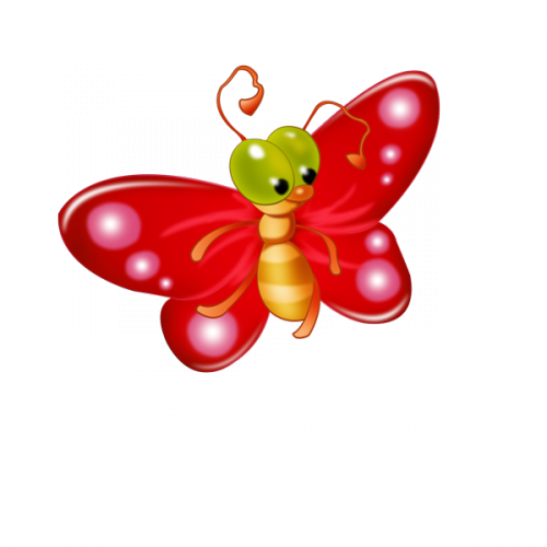 Butterfly Clipart With Transparent Background (500x500)