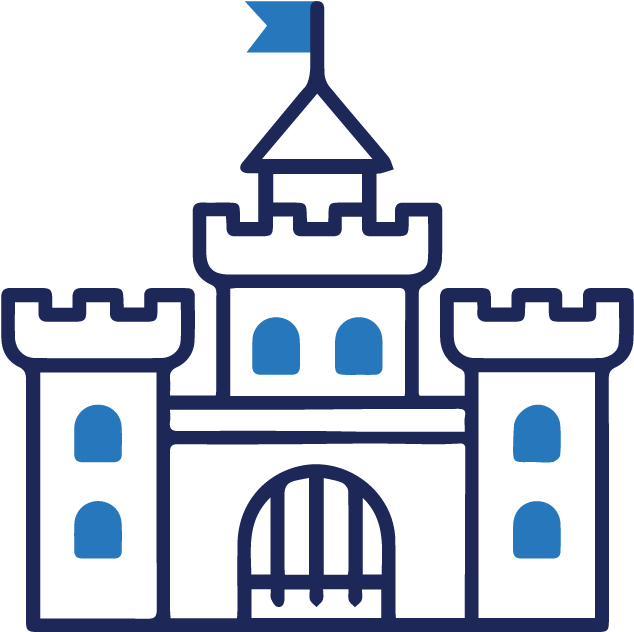 Accomodations - Castle Illustration Simple (650x650)