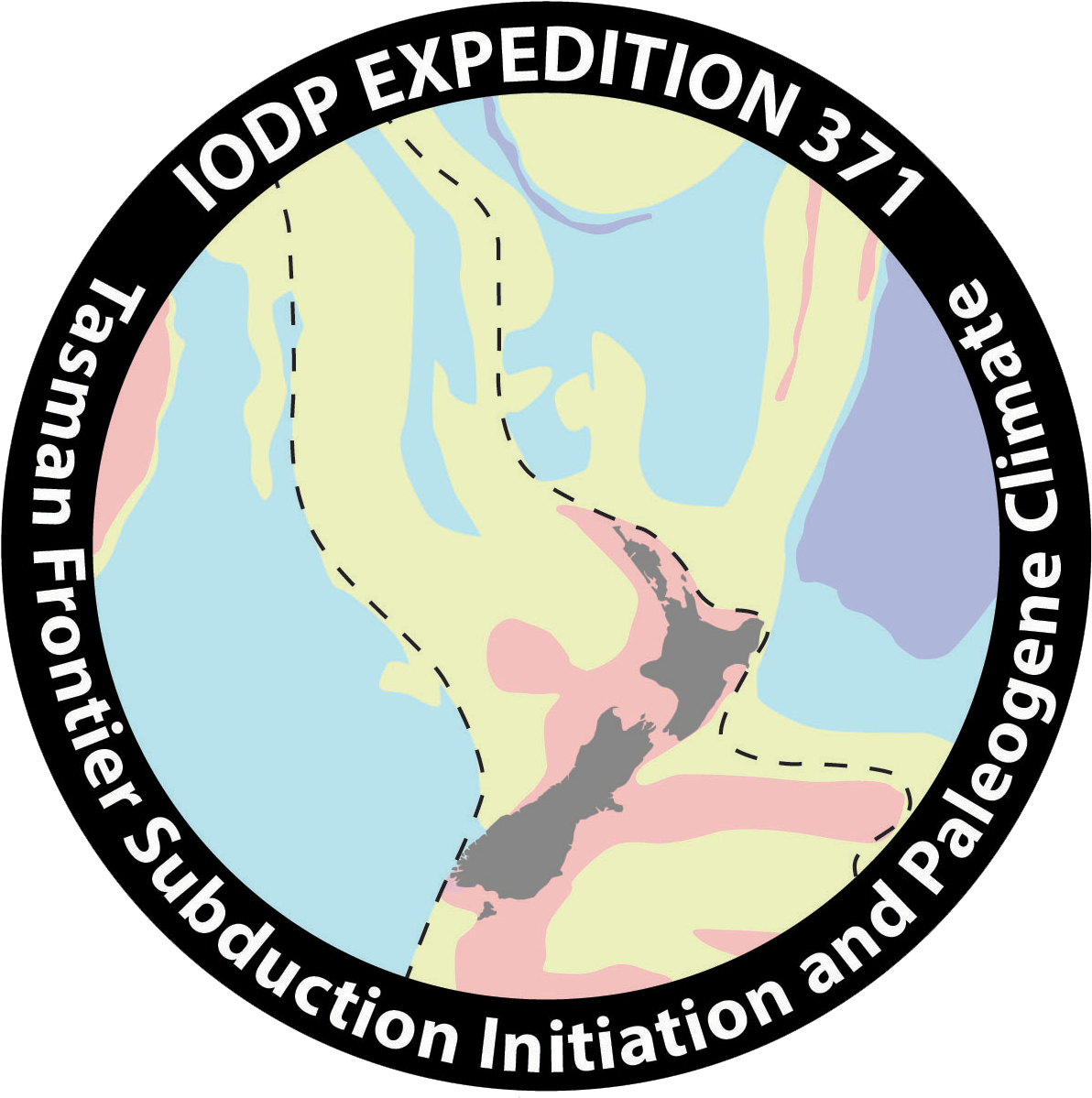 Tasman Frontier Subduction Initiation And Paleogene - New Zealand Map (1241x1232)