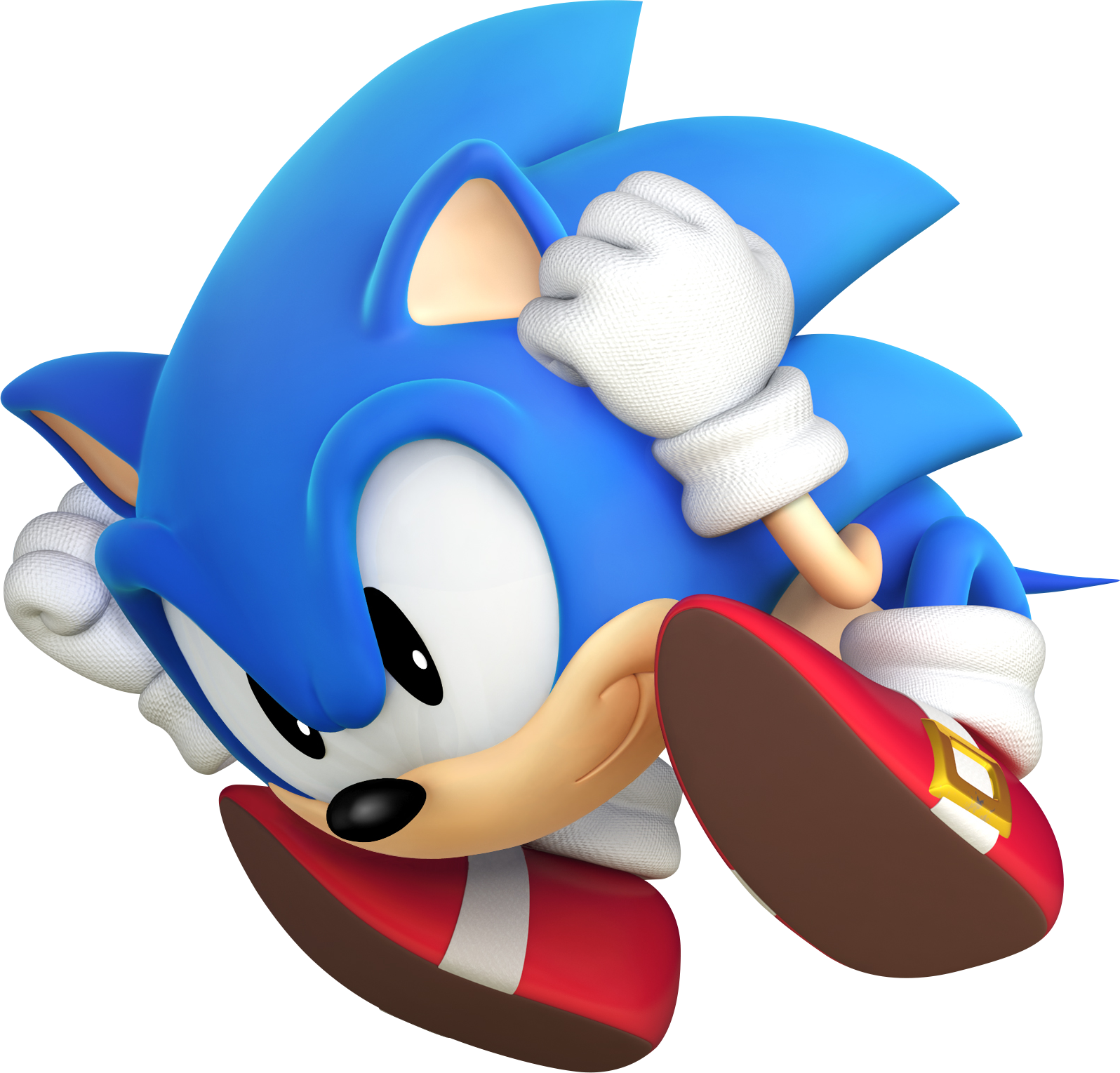 Spin Attack - Classic Sonic Spin Dash (1596x1529)