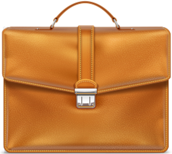 Briefcase - Realistic Briefcase Icon (600x600)