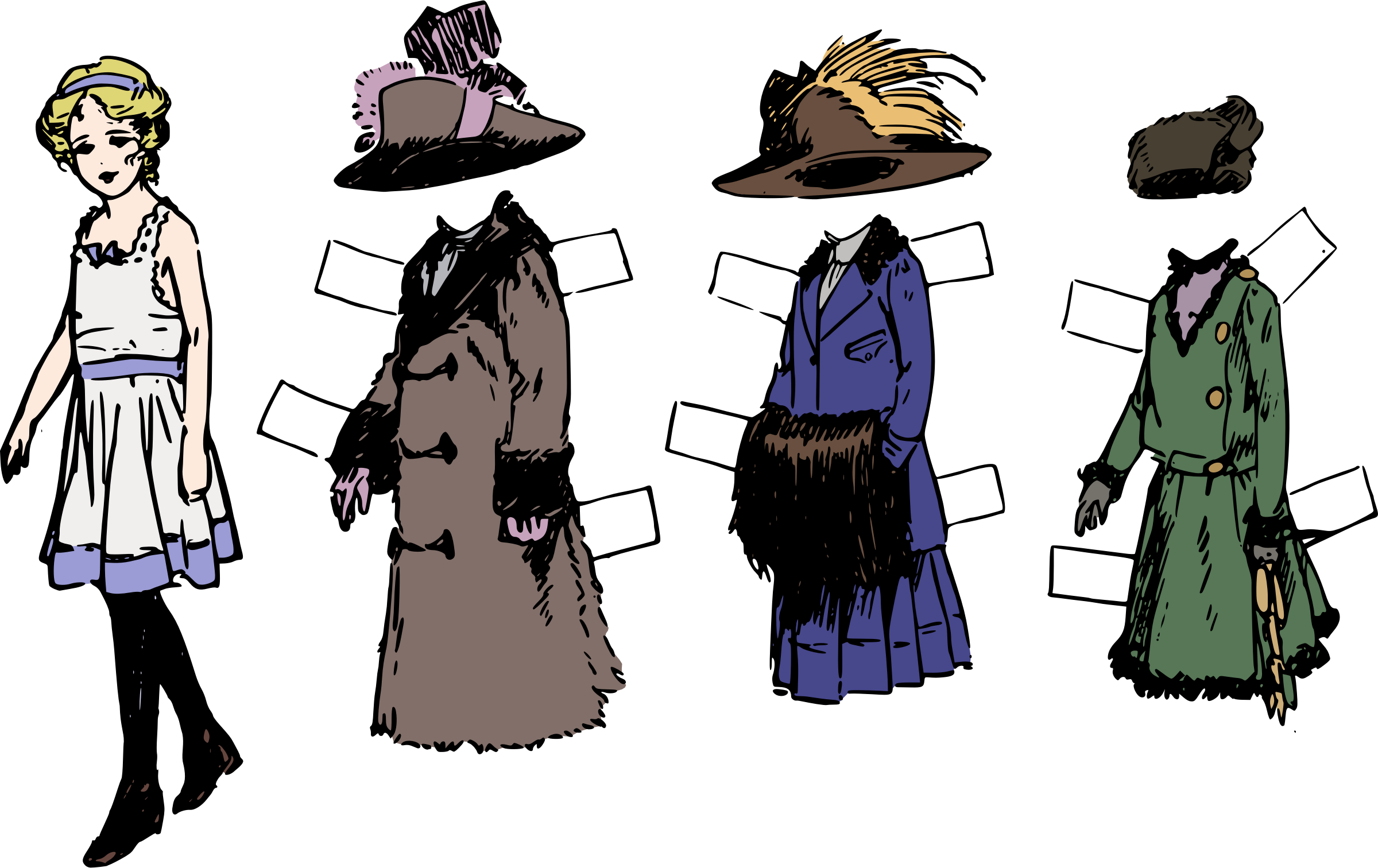 Big Image - Paper Dolls Mini Clutch, Women's, Pale Blue (2400x1512)