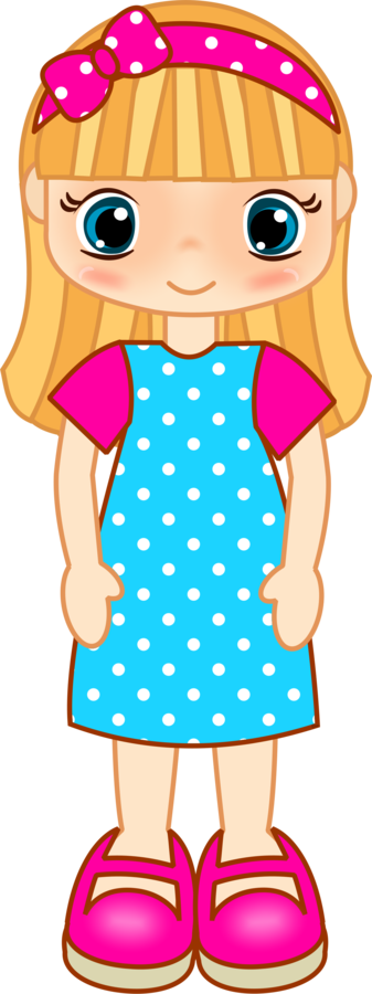 Marta Mota - Girl Clipart Girl Stuff Bonecas Osa Honey (337x900)