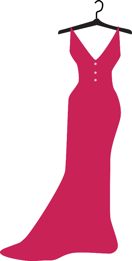 Costura E Roupas - Dress Clipart (456x900)