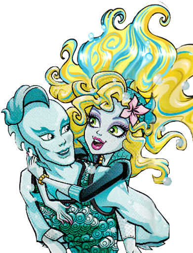 Gillington Webber And Lagoona Blue - Monster High Lagoona And Gil (400x511)