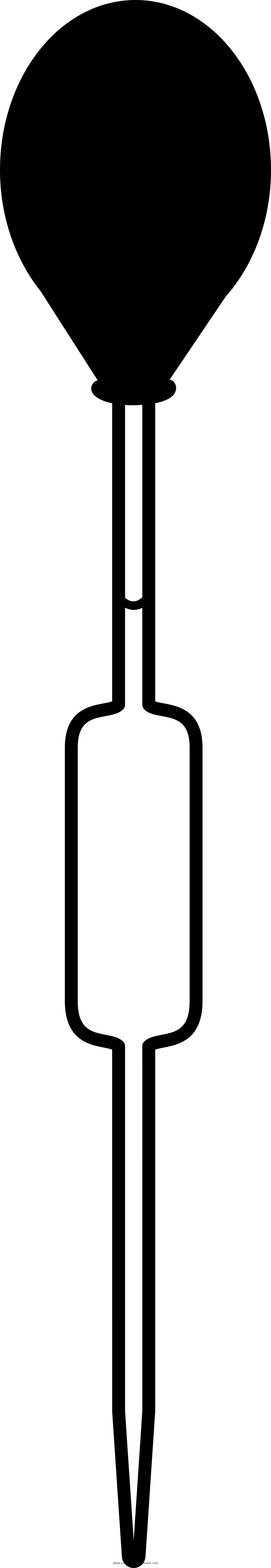 Volumetric Pipette Coloring Page - Volumetric Pipette (1000x5795)