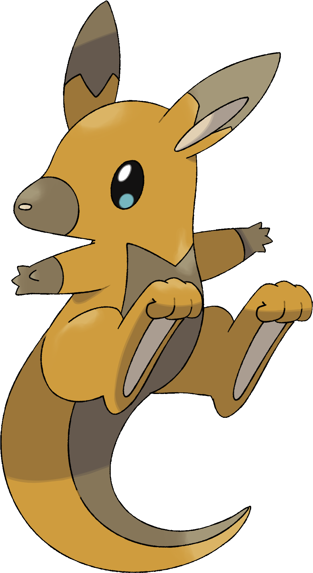Wallabound - Kangaroo Fakemon (2000x2000)