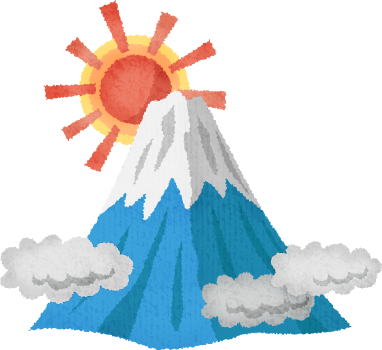 Mount Fuji - Illustration (382x350)