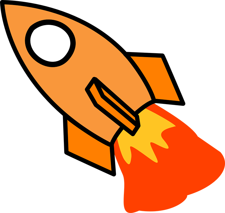 Cartoon Fire 1, Buy Clip Art - Rocket Ship Cut Out (1280x1210)