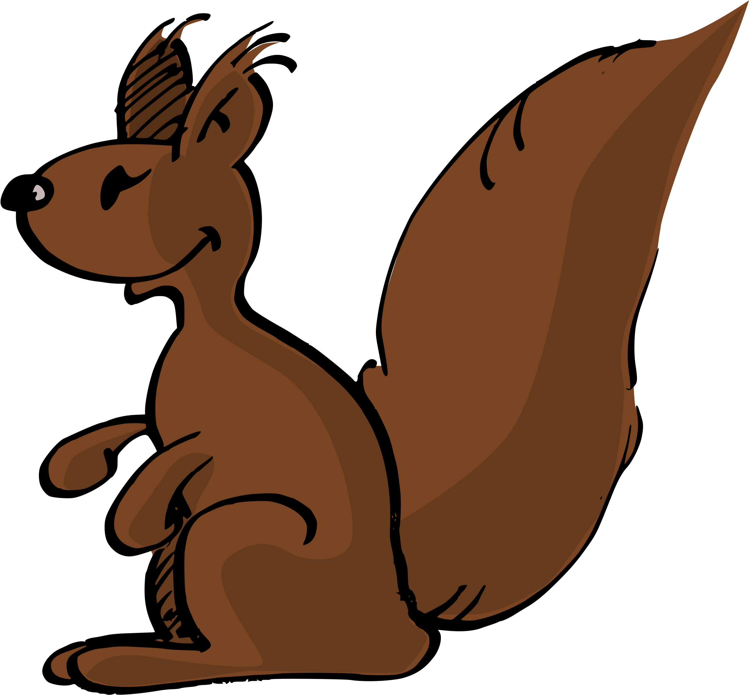 Big Image - Squirrel Clip Art (2400x2298)