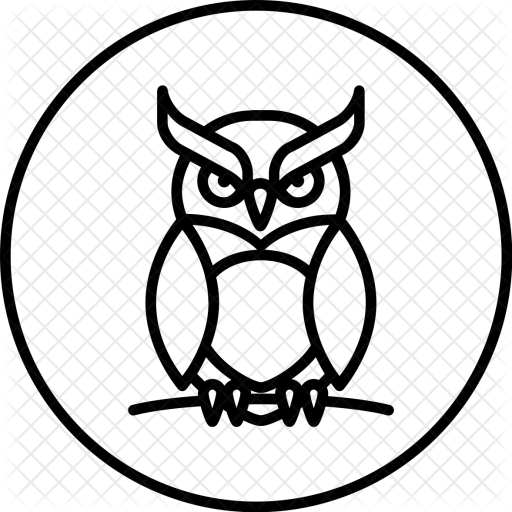 Owl, Animal, Bird, Halloween, Night, Dark, Scary Icon - Owl (512x512)