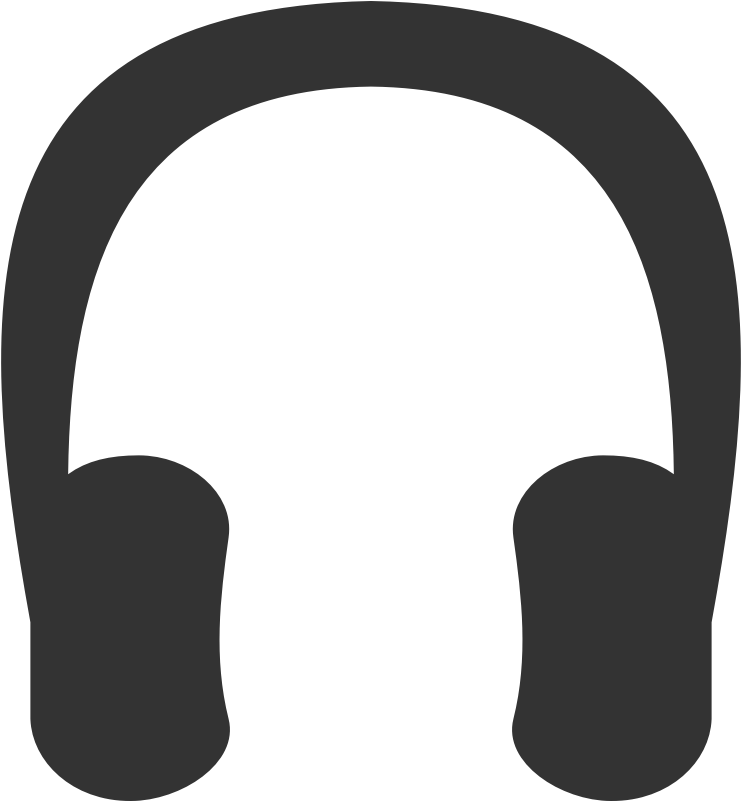 Clipart - Headphones Icon - Headphone Clip Art Transparency (800x800)