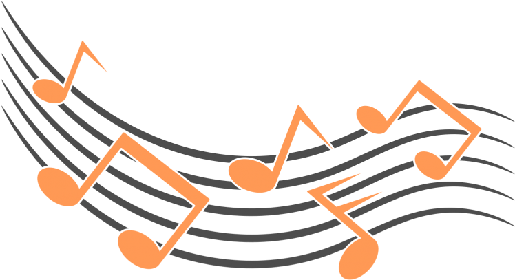 Musical Note Logo Template - Orange Music Notes Png (999x999)