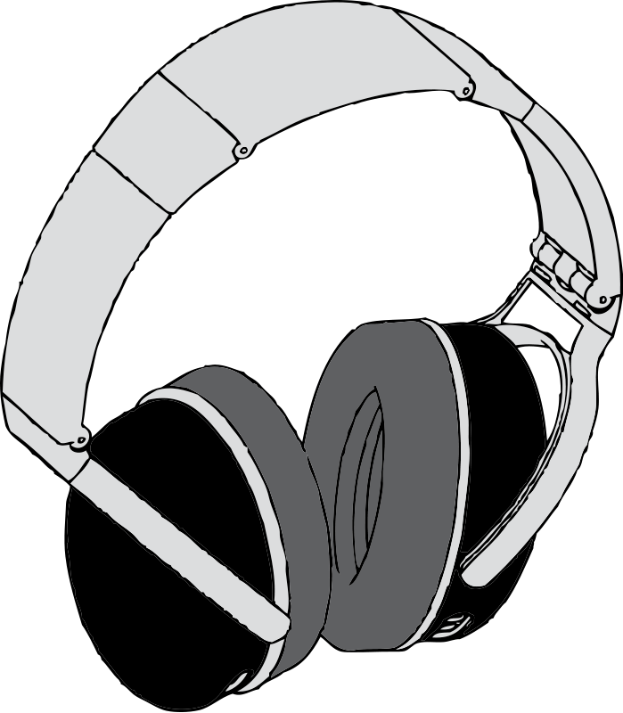 Headphones Clip Art Download - Kopfhörer Clipart (699x800)