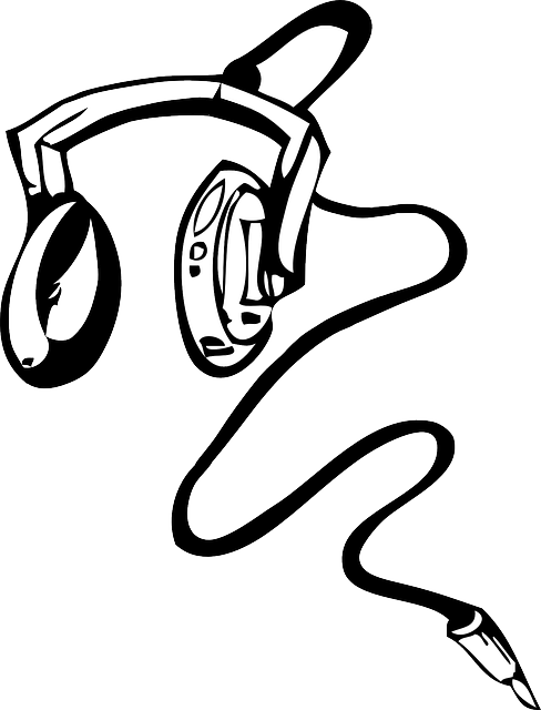 Listening Earphones, Audio, Headphones, Mp3, Music, - Dj Headphones Clipart (488x640)