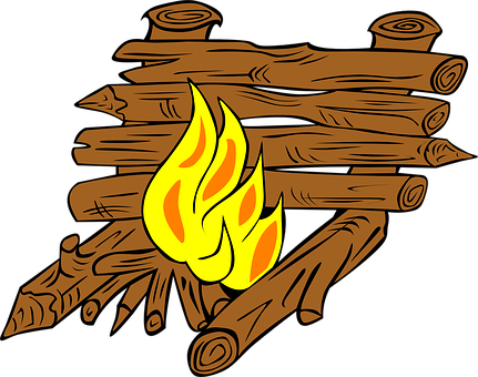 Lagerfeuer, Feuer, Im Freien Feuer - Types Of Camp Fires (431x340)