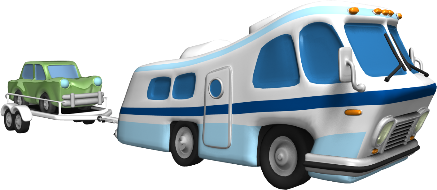 Rving Clipart Collection - Rv Road Trip Cartoon (1600x800)