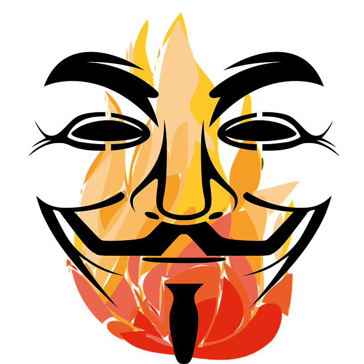 Heat Fire Cliparts 29, Buy Clip Art - Anonymous Mask T Shirt (900x900)
