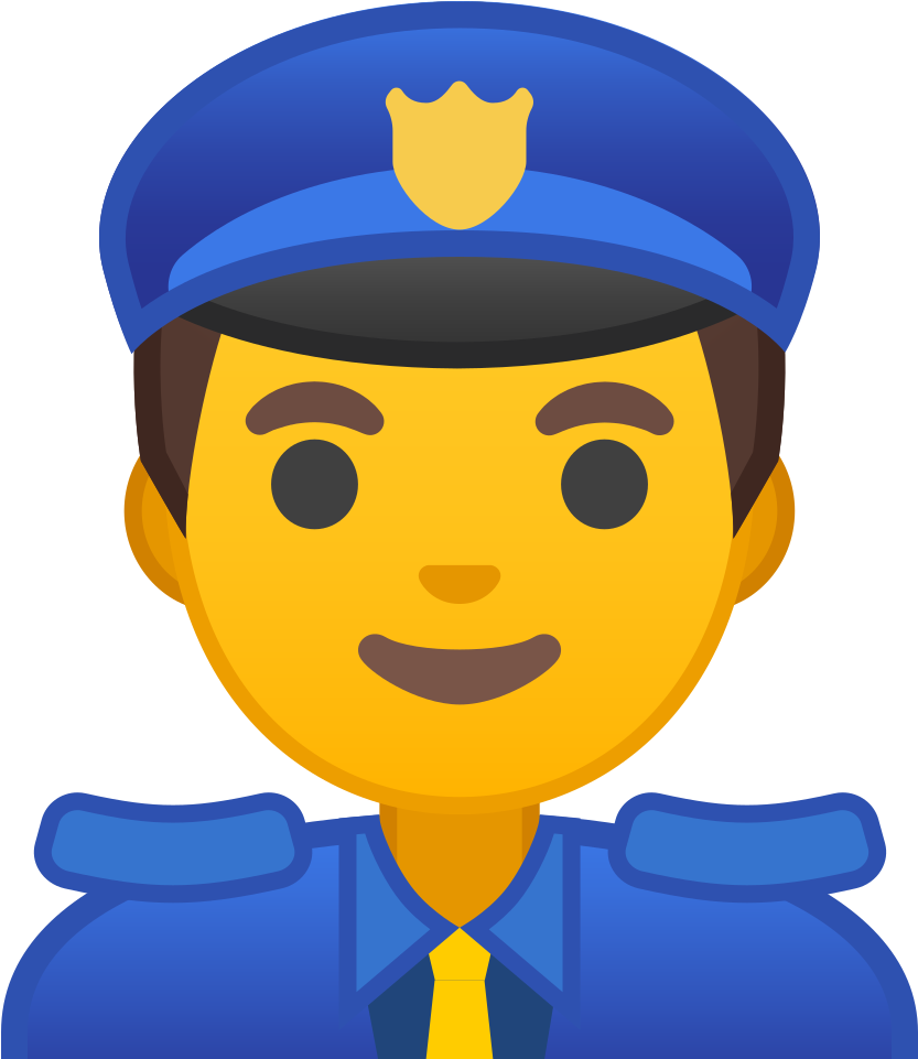 Man Police Officer Icon - Pilot Icon (1024x1024)