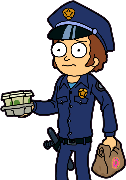 Combinations - Rick And Morty Police (546x731)