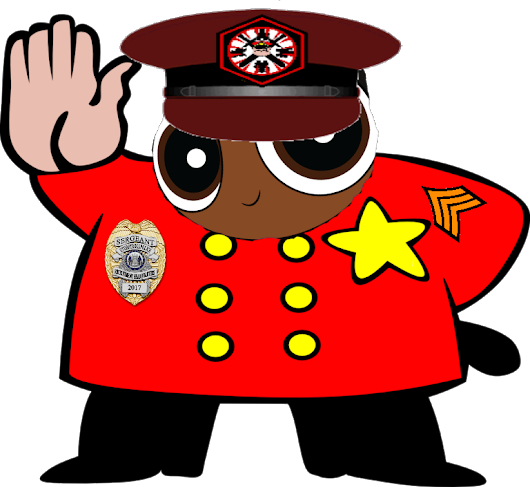 I Am Now The Sergeant Of The Utubetrollpolice - Police Man (530x487)