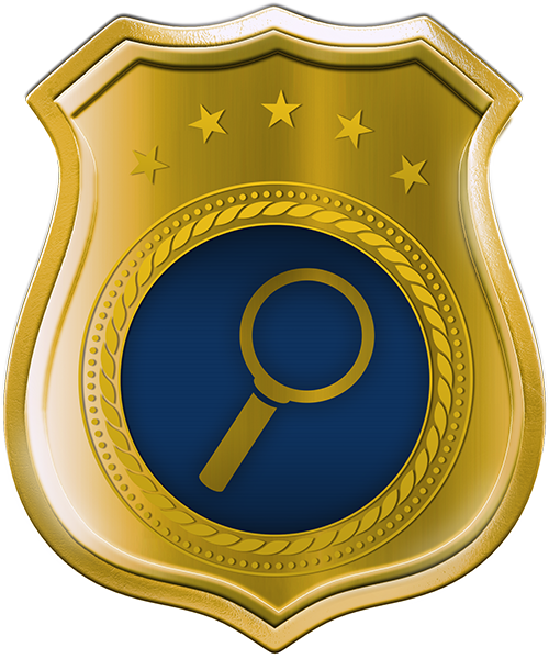 Pin Detective Badge Clipart - Lego City Police Badge (500x600)