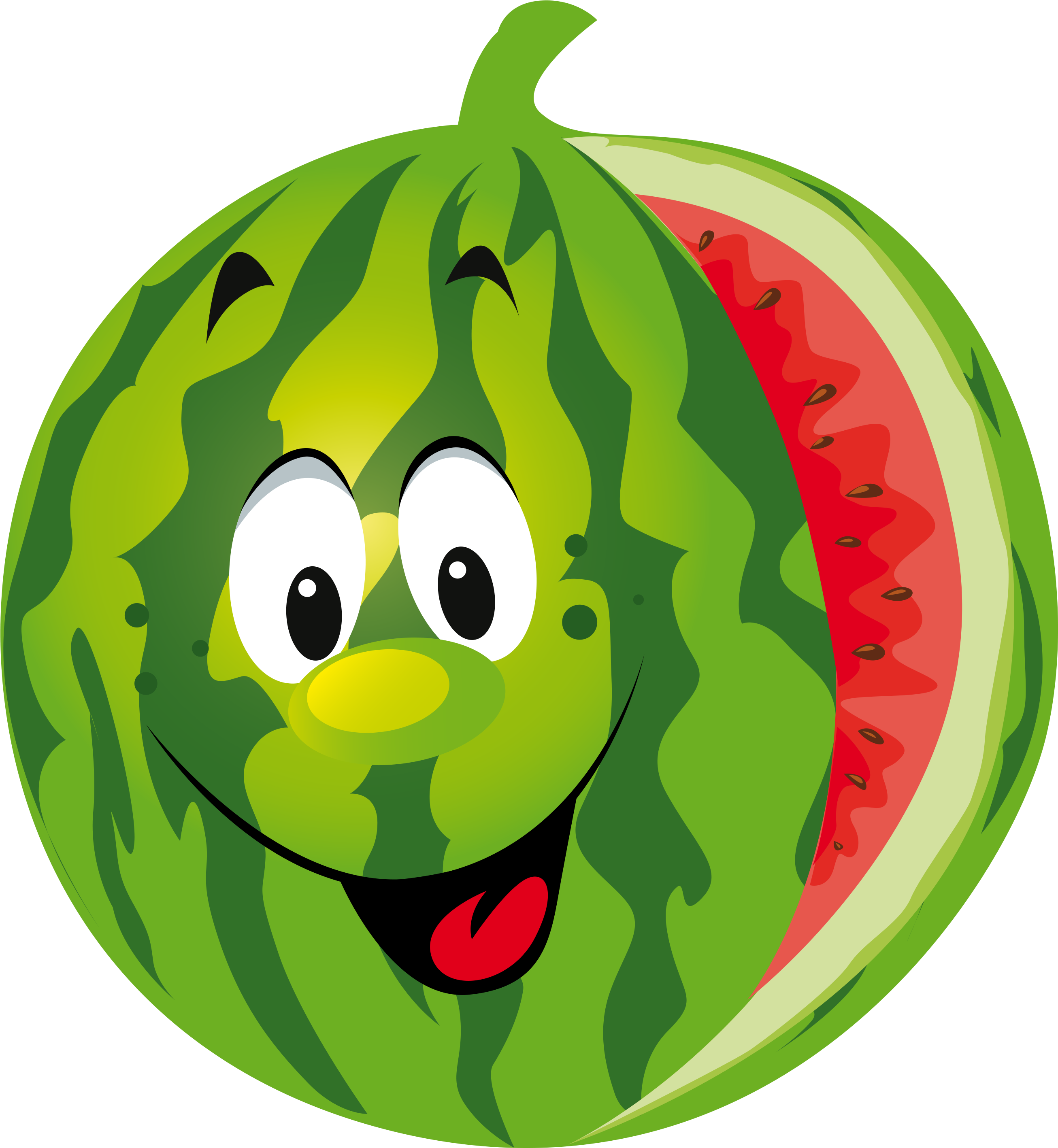 Watermelon Animation Clip Art - Watermelon Animation Clip Art (2866x2882)