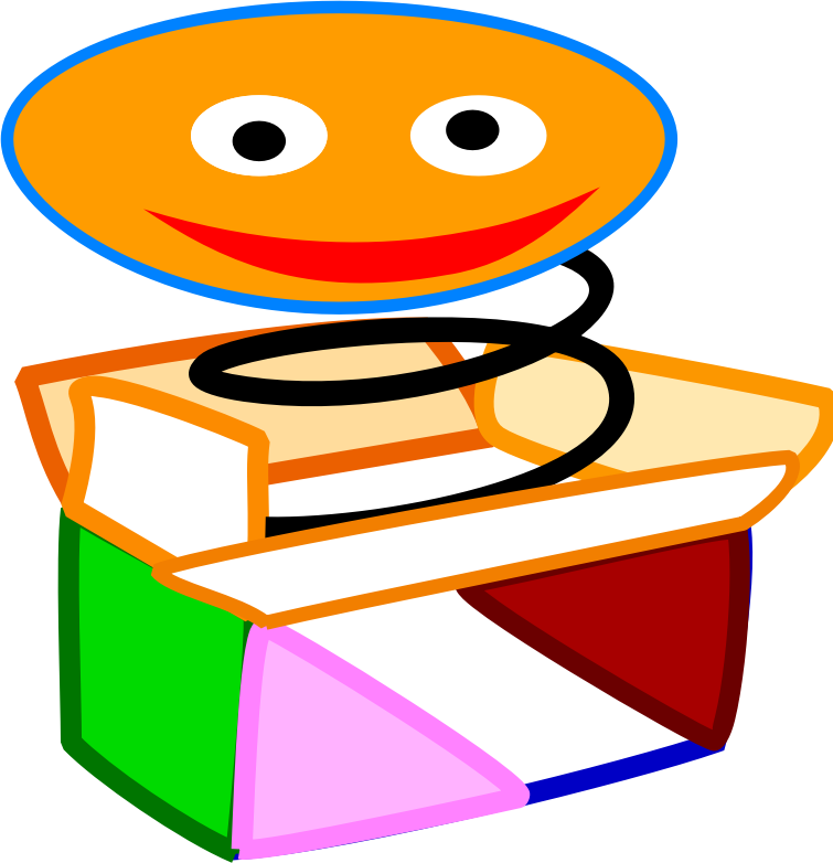 Jack In The Box Royalty Free Clip Art - Brinquedo Desenho Em Png (1245x1280)