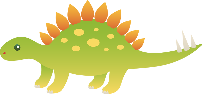 Rsz Stegosaurus - Stegosaurus Clip Art Png (800x373)