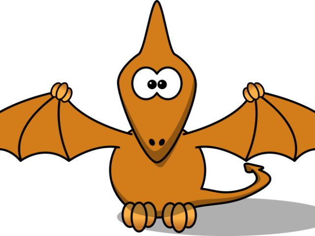 Stegosaurus Clipart Pterodactyl - Cartoon Pterodactyl (640x480)