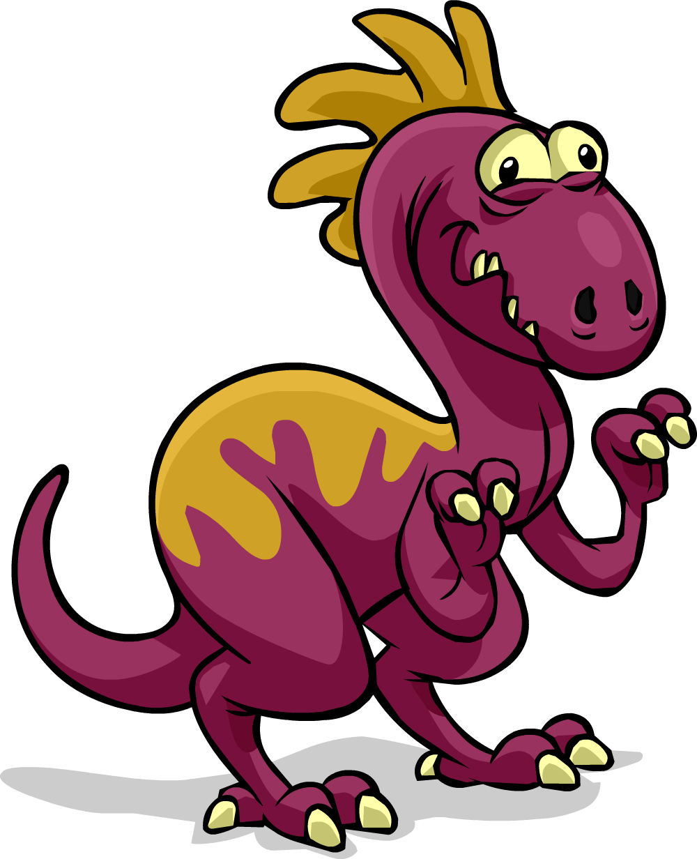 Utahraptor - Stegosaurus Club Penguin (1000x1232)
