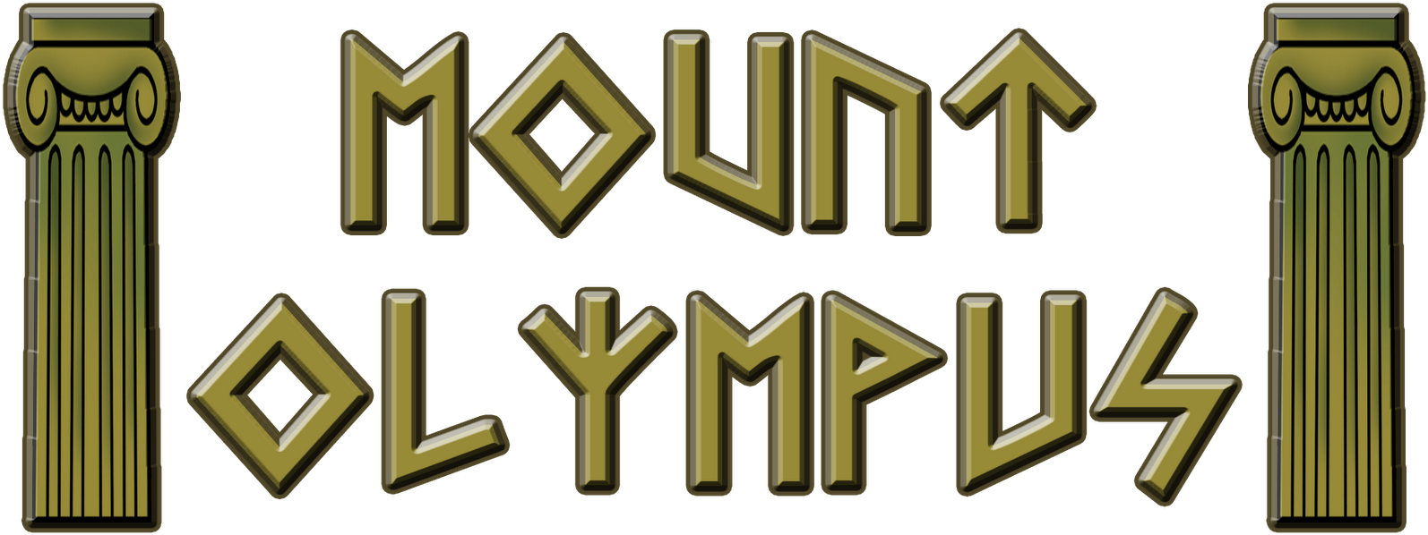 This Is Where I Live With My Father, Zeus, The God - Mount Olympus Greek Gods (1600x605)