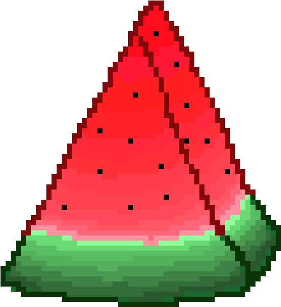 Watermelon - Pixel Art (860x730)