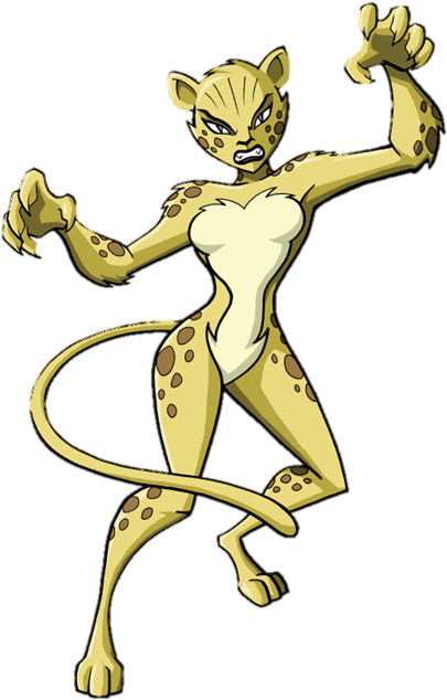 Cheetah Is A Member Of The Decepticontenders - Cheetah Justice League Unlimited (452x665)