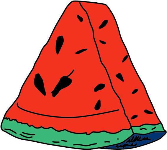 Walter Melon - Aqua Teen Hunger Force Watermelon (599x547)