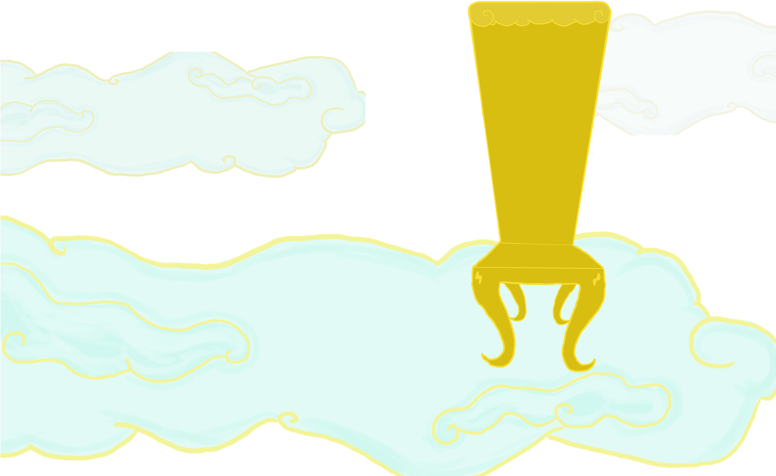 Mount Olympus Is Cloudy And Zeus' Large Throne Is The - Illustration (1600x1066)