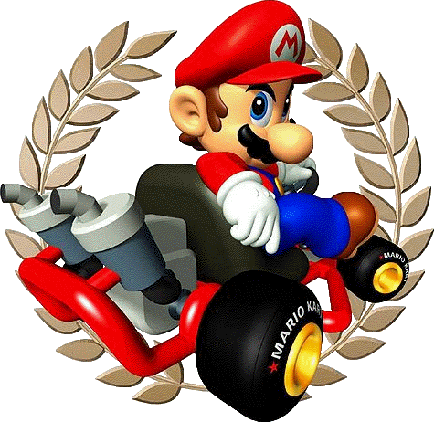 Mario Kart Clipart - Mario Kart Super Circuit (475x462)