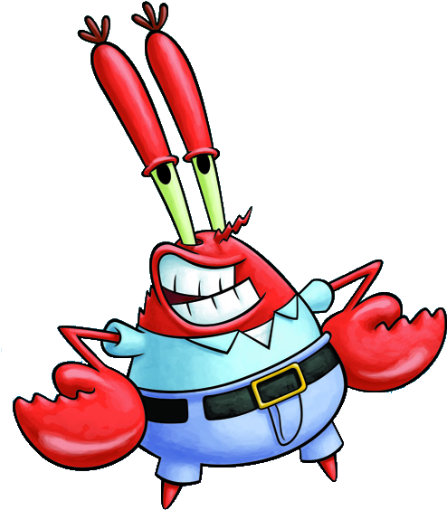 Pin Mr Krabs Clipart - Spongebob Squarepants Mr Krabs (498x621)