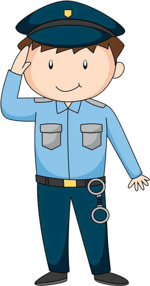 Police Officer Royalty-free Cartoon Illustration - Police (539x1000)
